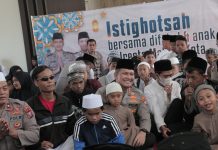 Harmoni Kemanusiaan Polresta Malang Kota Gelar Muharram Berkah Bazar Ceria untuk Anak Yatim Piatu dan Difabel