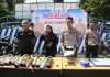 Polres Kediri Kota Amankan Puluhan Motor Knalpot Brong Diduga Untuk Balap Liar