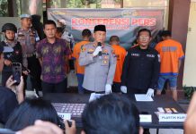 Polres Probolinggo Kota Amankan 5 Tersangka Ops Tumpas Narkoba,