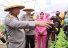 Kapolda Jatim Resmikan Kebun Ketahanan Pangan di Polres Blitar