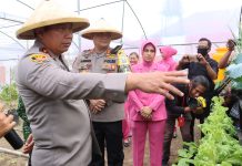 Kapolda Jatim Resmikan Kebun Ketahanan Pangan di Polres Blitar