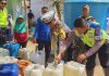Sambut Hari Lalu Lintas Bhayangkara ke 68, Satlantas Bondowoso Sumbang Tandon dan Dropping Air Bersih
