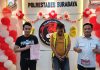 Polrestabes Surabaya Berhasil Ungkap Peredaran Narkoba, 48 Poket Sabu Disita