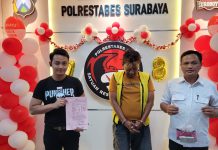 Polrestabes Surabaya Berhasil Ungkap Peredaran Narkoba, 48 Poket Sabu Disita