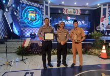 Satlantas Polres Blitar Raih Juara 1 Lomba Kampung Tertib Lalulintas