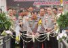 Irjen Pol Toni Harmanto Resmikan Semeru Walk dan Air Mancur Kolam Semeru di Mapolda Jatim