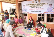 Gelar Bakti Kesehatan, Polres Pacitan Beri Pelayanan Kesehatan Gratis Warga