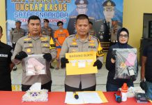 Polresta Sidoarjo Berhasil Amankan Tersangka Kurir Sabu di Kamar Kos