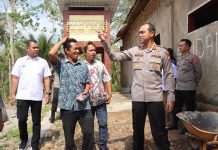 Wujud Kepedulian Polres Malang Bangun Sumur Bor di Donomulyo