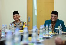 Silaturahmi ke DPW LDII Kapolda Jatim Sampaikan Tiga Poin Wujudkan Pemilu Damai