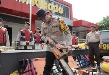 Antisipasi Bencana Hidrometeorologi, Kapolres Ponorogo Cek Kesiapan Peralatan SAR