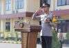 Kapolres Pasuruan Gelar Apel Kesiapan Personel Jelang Nataru dan Pemilu 2024