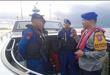 Ditpolairud Polda Jatim Siagakan Kapal Patroli Jamin Keamanan di Selat Bali Selama Nataru