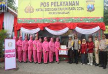 Jaga Kondusifitas Arus Mudik Nataru, Kapolres Pasuruan Cek Pos Operasi Lilin Semeru 2023