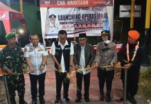 Polres Probolinggo dan Forkopimda Resmikan Palang Pintu JPL 17 Kereta Api di Leces