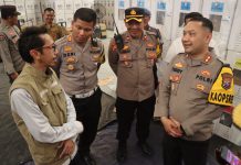 Pastikan Surat Suara Aman, Kapolres Pasuruan Cek Gudang Logistik KPU