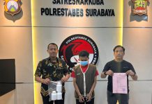 Polrestabes Surabaya Berhasil Ungkap Peredaran Okerbaya, Tersangka Pengedar Diamankan