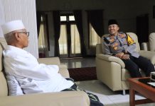 Cooling System untuk Pemilu 2024, Kapolres Kediri Kota Silaturahmi ke Ponpes Al Amien Ngasinan