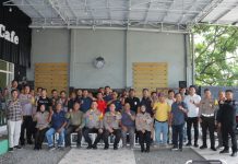 Rangkul Media Wujudkan Kamtibmas Pasca Pemilu 2024 Polres Lamongan Gelar Piramida