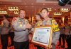 Polres Bojonegoro Raih Penghargaan Penganugerahan Predikat Penilaian Kepatuhan dari Ombudsman RI