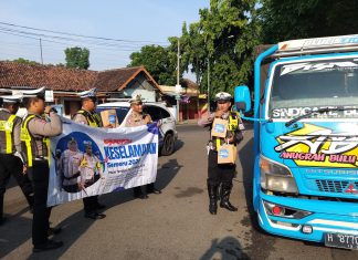 Satlantas Polres Pasuruan Sosialisasi Kepada Pengguna Jalan Raya