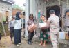 Tanggap Bencana, Polres Kediri Kota Beri Bantuan Untuk Warga Terdampak Tanah Longsor