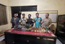 Menjaga Kesucian Bulan Ramadhan, Polisi Berhasil Amankan Ratusan Jenis Merk Botol Miras