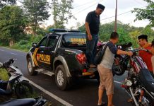 Respon Cepat Aduan Warga Polisi Amankan 13 Motor di Jember Diduga Balap Liar