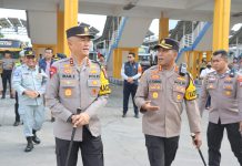 Kapolda Jatim Cek Kesiapan Pelayanan Mudik di Terminal Purabaya