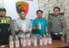 Polsek Gempol Berhasil Sita Puluhan Botol Miras Saat Gelar Operasi Cipta Kondisi