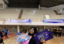 Bripda Gaby, Polwan Sidoarjo Juara Karate Internasional