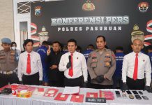 Satresnarkoba Polres Pasuruan Ungkap Kasus Peredaran Narkoba Selama Bulan Mei 2024