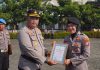 Upacara HKN, Polresta Sidoarjo Apresiasi Polwan Berprestasi Internasional