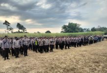 Siap Mengamankan Pengesahan Warga PSHT, Polres Pasuruan Gelar Apel Gabungan
