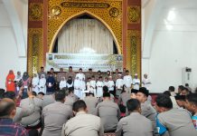 Tingkatkan Iman Dan Taqwa, Polres Pasuruan Gelar Binrohtal dan Santunan Anak Yatim