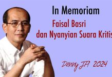 In Memoriam Faisal Basri Korupsi Oligarki dan Politik Dinasti