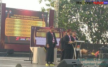 KPU Kabupaten Pasuruan Gelar Kirab Maskot Pilkada Serentak Tahun 2024