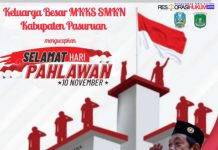 Segenap Keluarga Besar MKKS SMKN Kabupaten Pasuruan Mengucapkan Selamat Hari Pahlawan 10 November 2024