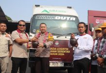 Pemberangkatan pendistribusi Logistik Kabupaten Pasuruan berjalan aman