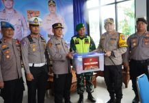 Jelang Nataru, Kapolres Pasuruan AKBP Teddy Chandra Tinjau Pospam