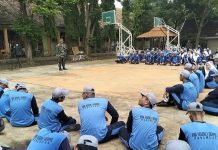 Siswa SMKN 1 Gempol Dapat Bimbingan Fisik Dan Mental Dari Koramil Gempol