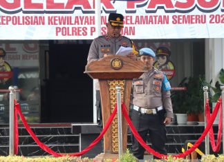 Polres Pasuruan Gelar Apel Operasi Keselamatan Semeru 2025