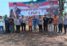 Mendukung Asta Cita Polsek Sukorejo Bersama Gapoktan Tanam Jagung di Karangsono untuk Ketahanan Pangan