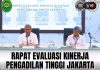 Rapat Evaluasi Kinerja Pengadilan Tinggi Jakarta