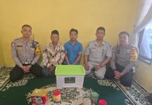 Polres Lamongan Berikan Santunan dan Tali Asih kepada Keluarga Korban Laka KA di Pucuk