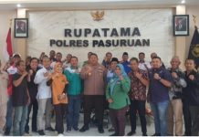 Jelang May Day, Kapolres Pasuruan Gelar Silaturahmi Bersama Serikat Buruh Se-kabupaten Pasuruan