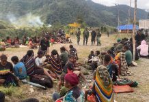 Satgas Yonif 400/Banteng Raiders Gelar Sosialisasi dan Program Makan Bersama di Distrik Dal, Nduga