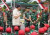 Panglima Divif 2 Kostrad Bersama Menhan RI Tinjau Latihan SPPI di Dodikjur Rindam V/Brawijaya
