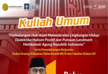 Praktisi Mengajar, Kepala BSDK MA Sorot Dampak Kerusakan Lingkungan Terhadap Pemenuhan HAM