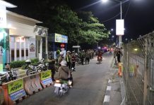 Polres Pelabuhan Tanjungperak Bersama TNI Gelar Patroli Skala Besar Pasca Pengesahan Warga Pesilat